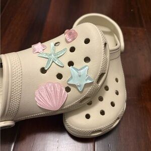 Sea-Themed Shoe Charms (10 pcs, shoe not included)